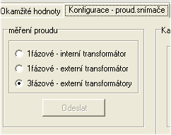 nastaven pouitho zpsobu men proudu