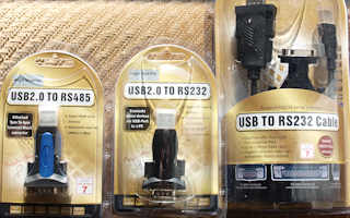 pevodnky USB/RS232 a USB/RS485 s ipem FTDI